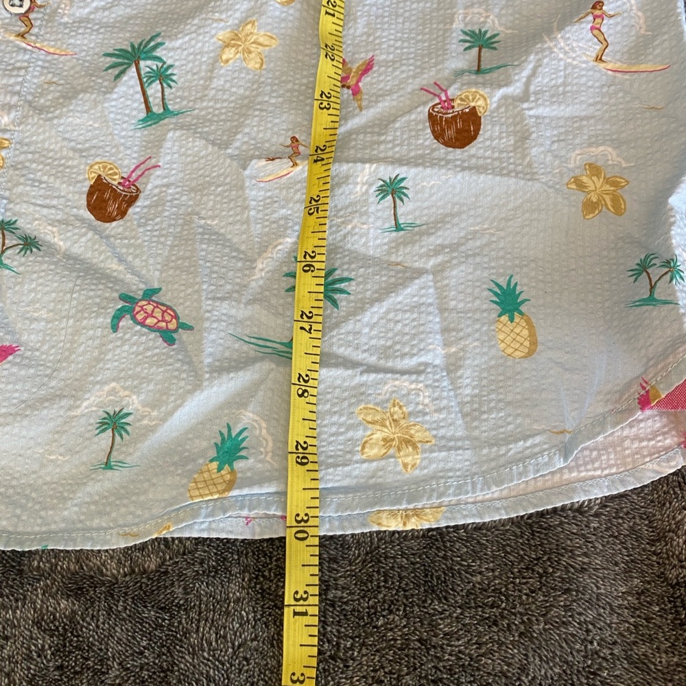 Tommy Bahama Nova Wave Surf's Up Short-Sleeve Shirt XL - Picture 5 of 6